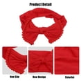 thumbnail image 4 of Bow Headband Fashion Cute Cotton Hair Band for Teenager Red 6.3Inch, 4 of 6