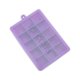 thumbnail image 1 of Moldes para cubitos de hielo ADVEN Home con tapa, de silicona, reutilizables, cuadrados, para crema, extraíbles, para congelador, para la cocina, morados, 1 of 7