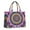 Colorful Rainbow Tie-1, variant on Large Capacity Tote Bag,Rainbow Tie Dye Sunburst Handbag Fashion Luxury Tote Bag,15.7"x13"x 5.1" Inches,Laptop Compatible