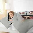 thumbnail image 3 of jejeloiu Lovely Axolotl Full Size Comforter Sets,Underocean Animal Coral Bedding Comforter Set,Pink Gray Bedding Sets For Girl,Breathable Bedroom Decorative Reversible,3pcs, 3 of 7