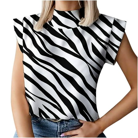 

Long Sleeve Shirts for Women Long Sleeve Crop Top Women s Leisure Sexy Trendy Summer Shirt Printed Round -Neck Short Sleeve Shirt Top Going Out Tops Square Neck Tops for Women Clear S