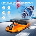 thumbnail image 3 of 24V Kids Electric Drifting Go Kart with High/Low Speed, 360 Degrees Rotating Ride On Drift Car with Flashing Lights, Flag, Music, Bluetooth for Ages 3+, 3 of 8