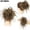 Brown-4, variant on Messy Bun Hair Piece Updo Scrunchie Hair Extension for Women, Voluminous Tousled Synthetic Hair Bun Ponytail Hairpiece for Daily Styling(Beige-1,13CM)