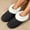 Black, variant on Cloud Foam Cushioned Women Winter Closed Slippers Fluffy Fleece Collar Slip on Warm Shoes, Anti Slip Outsole for Home & Outdoor Red 40