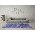 thumbnail image 3 of Ahgly Company Indoor Round Persian Blue Traditional Area Rugs, 8' Round, 3 of 4