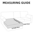 thumbnail image 2 of Smiry Couch Cushion Covers, Waterproof Couch Cover, Stretch Sofa Slipcovers, Washable Sofa Cushion Covers, Sofa Protective Cover Suitable for Pets and Kids (Chaise Cover, Taupe), 2 of 6