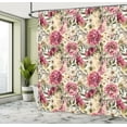 thumbnail image 5 of Ambesonne Floral Shower Curtain, Motley Spring Flowers Leaves, 69"Wx70"L, Multicolor, 5 of 5