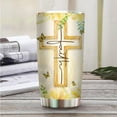 thumbnail image 3 of Christian Gifts for Women Faith - Christian Tumblers for Women Bible Gifts - Christian Tumbler Religious Gifts Spiritual Encouragement Inspirational Gifts for Women Stainless Steel Tumbler 20oz-Yellow, 3 of 3