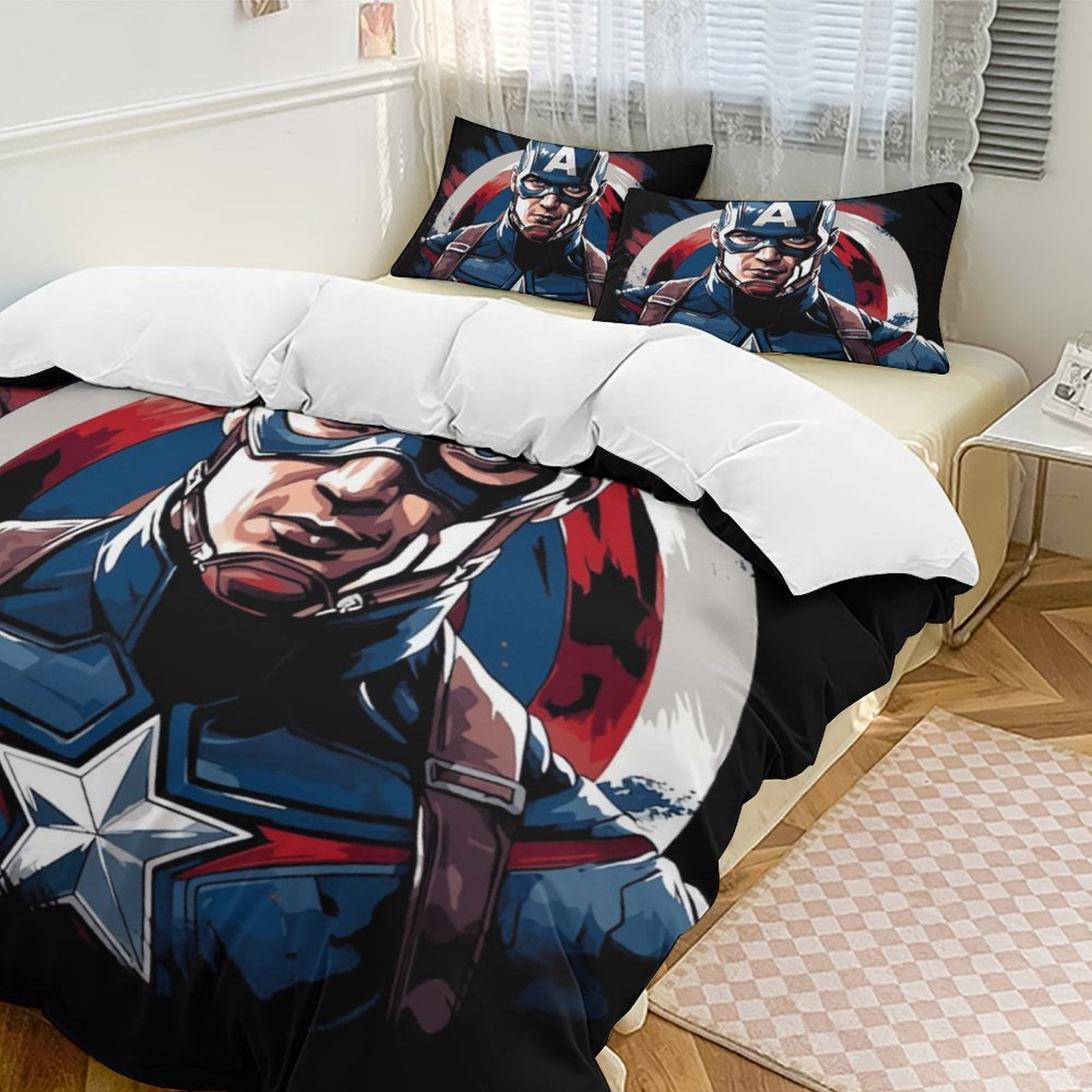 Movie Posters Duvet Cover Set Soft Bedding Set 3PCS Quilt Covers Luxury Bedspreads Pillowcase Sets 86"x70"