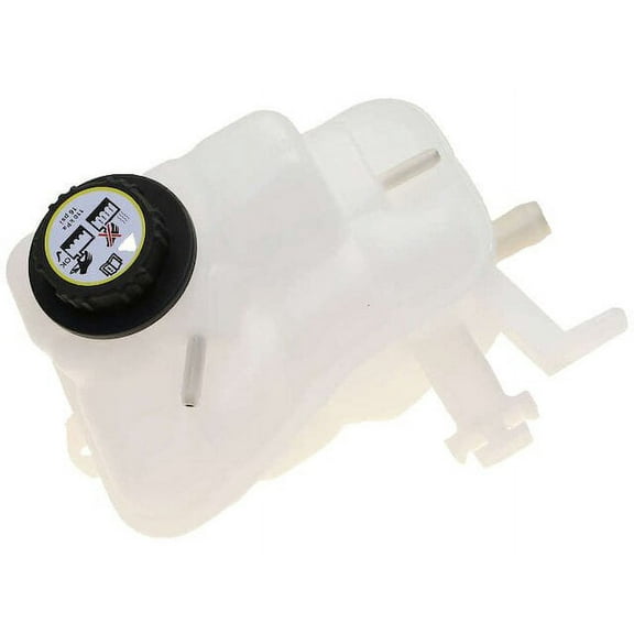 Front Radiator Overflow Expansion Tank - Compatible with 2000 - 2007 Ford Taurus 3.0L V6 12-Valve 2001 2002 2003 2004 2005 2006