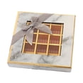 thumbnail image 2 of Caja vacía, caja de regalo con 9 rejillas interiores, caja de dulces de moda, cajas de de San Valentín para familias de amigos , gris, 2 of 8