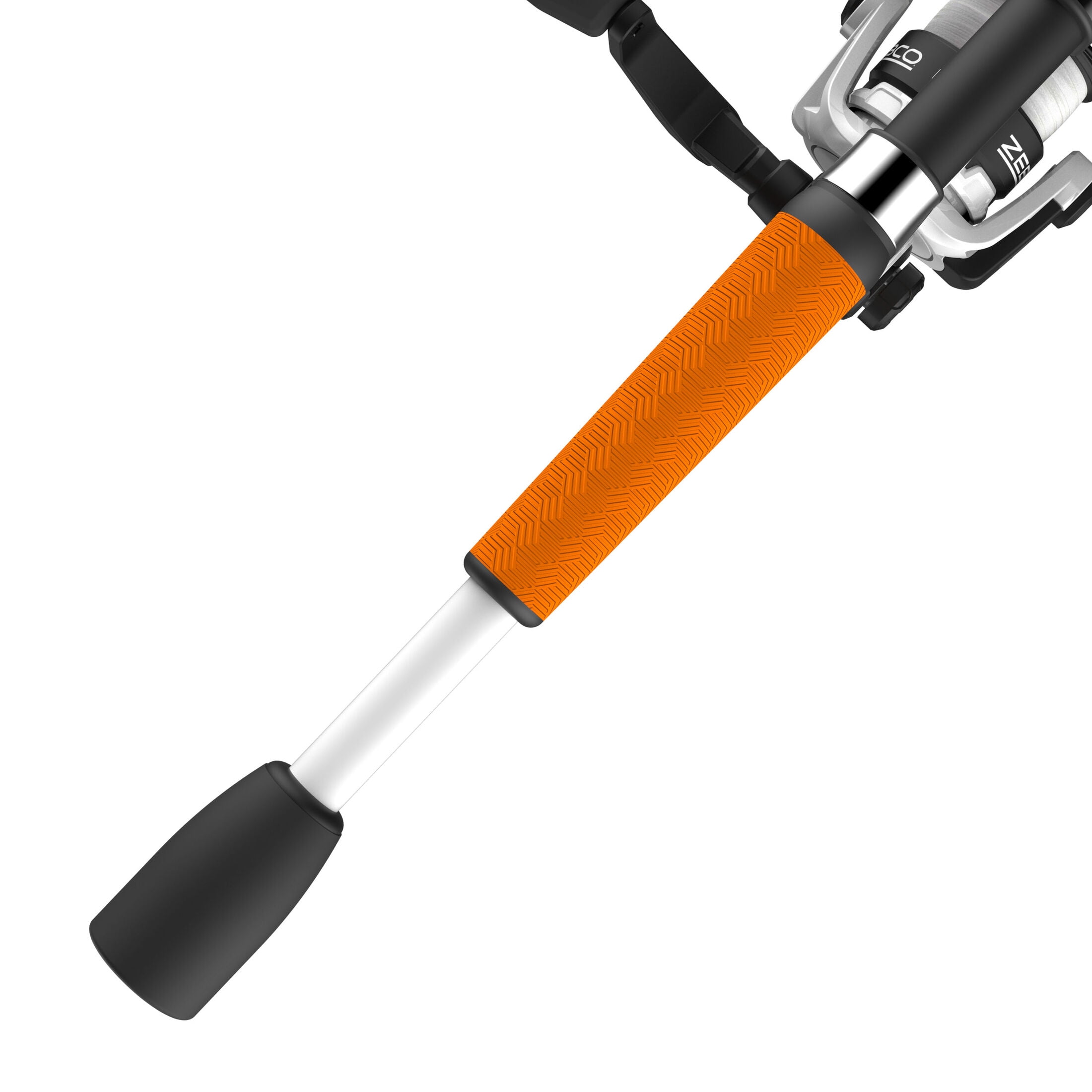 Zebco Roam Spinning Reel and Fishing Rod Combo, 6-Foot 2-Piece Rod, Size 20 Reel, Orange