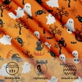 thumbnail image 3 of Halloween Tablecloth Round 60 Inch - Fall Table Cloths Pumpkins Ghost Circle Table Cover for Party Picnic Kitchen Dining Room, 3 of 6