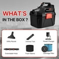thumbnail image 6 of Shop-Vac Cordless 2-in-1 Wet Dry Vac with Blower, 6 of 7