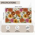 thumbnail image 5 of Welcome Doormat 70s Vintage Floral Door Mat with Non-Slip Backing Indoor Outdoor Welcome B Door Mat for Entryway Porch Spring Summer Housewarming Gift 17x30INCH, 5 of 6