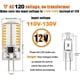 thumbnail image 2 of Bombilla LED ZHENMING G4 de 3 W, 120 V, luz blanca cálida, intensidad regulable, 3000 K (x5), 2 of 6