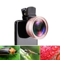 thumbnail image 2 of Lente 2 en 1 Clip universal Lente de teléfono móvil de 37 mm 0.45X 49UV Super gran angular + Lente macro HD Profesional para iPhone Android Barbie Nuevos Originales, 2 of 8