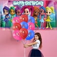 thumbnail image 2 of Rainbow Rangers Party Supplies Kit Latex Balloons Birthday Decor Banner Decorations Backdrop Cake Topper, 2 of 5