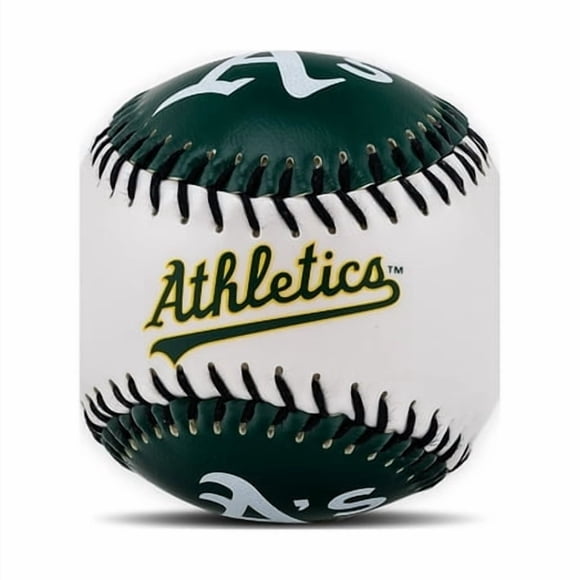 Franklin Sports Oakland Athletics Mlb Team Baseball - Mlb Team Logo Soft Baseballs - Toy Baseball For Kids - Great Decoration For Desks And Office