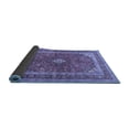 thumbnail image 2 of Ahgly Company Indoor Round Medallion Blue Traditional Area Rugs, 8' Round, 2 of 4