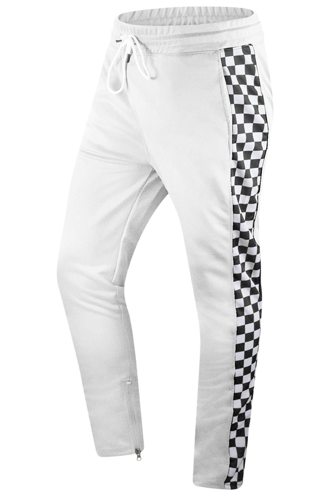 checkered track pants womens