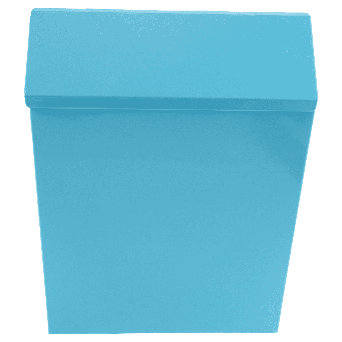 Wall-Mounted Mailbox Lockable Mailbox Wall Collection Box Farmhouse Mailbox with Key Suitable for Home Office Blue