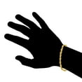 thumbnail image 5 of JewelStop 10k Solid Yellow Gold 3.3 mm Diamond-cut Rope Chain Bracelet, Lobster Claw Clasp-8 Inches, 6.6gr., 5 of 6