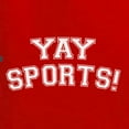 thumbnail image 5 of Wild Bobby YAY SPORTS! Sports Women Slim Fit Junior Tee, Red, Medium, 5 of 5