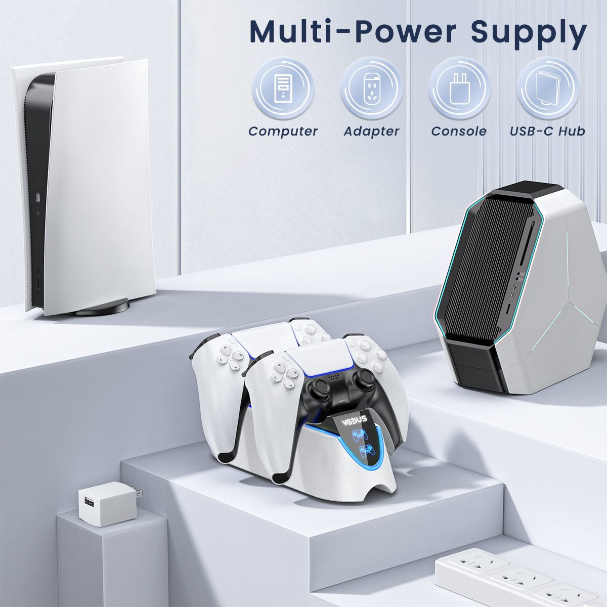 Cshidworld PS5 Dual Controller Charging Station photo 6