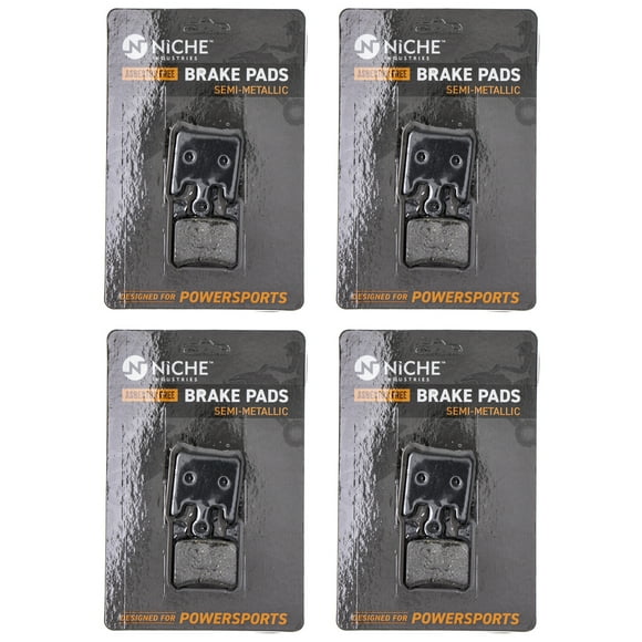 Niche Front Brake Pad for Kawasaki GSXR1000 Semi-Metallic Motorcycle 4 Pack 519-KPA2307D
