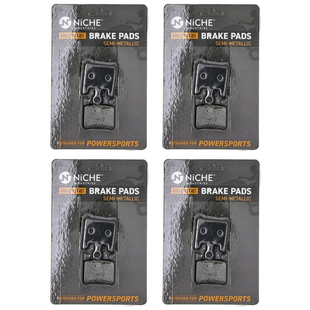 Niche Front Brake Pad for Kawasaki GSXR1000 Semi-Metallic Motorcycle 4 Pack 519-KPA2307D