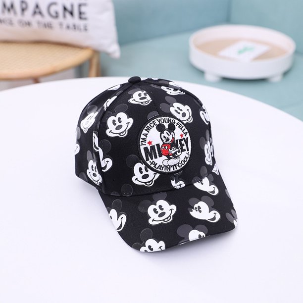 Gorra de béisbol de Mickey Mouse para niño y niña, gorro con estampado de dibujos animados de Disney, Kawaii, Minnie, regalos Fivean unisex