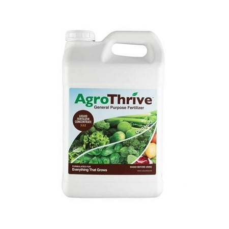 Agrothrive 2.5 gal Organic 3-3-2 Organic Liquid Fertilizer