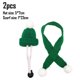 thumbnail image 2 of Conjunto de bufanda y gorro de lana para hámster, pequeña decoración para mascotas MFZFUKR CPB-US-XD2017-2, 2 of 5