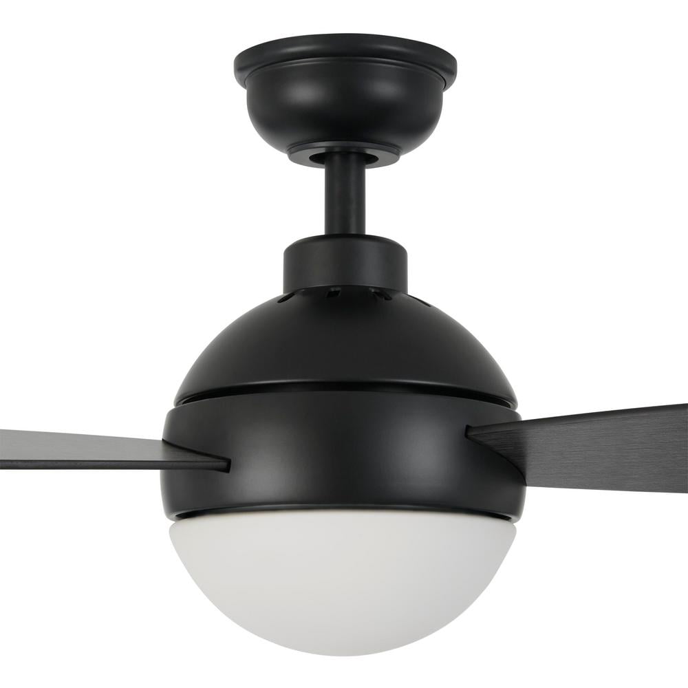 Home Decorators Collection Alisio 44 in LED White Ceiling Fan w//Light /& Remote