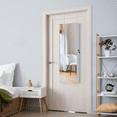 thumbnail image 6 of Hassch Wall-Mounted Jewelry Storage Cabinet with Built-in Mirror, Lockable Jewelry Armoire, Mirror Cabinet, Larger Capacity, White, 6 of 7