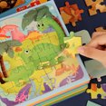 thumbnail image 3 of Magnetic Foldable Puzzle Book for Kids Ages 4-6: New Transportation-Themed Educational Toy with Interactive Learning Features, Durable Material, and Gender-Neutral Design for Kindergarten Boys and, 3 of 6