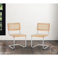 thumbnail image 6 of Loft Lyfe Annalyse Dining Chair (Set of 2), Oak, 6 of 9