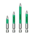 thumbnail image 1 of GREENER Screwdriver Drill Bit Set Anti-slip DIY Screw Driver Portable High Precision Household Tools Extractor Accessories 50/65/70/90mm 4PCS, 1 of 7