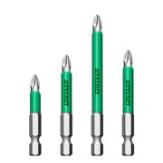 Yingyy GREENER Screwdriver Drill Bit Set Anti-slip DIY Screw Driver Portable High Precision Household Tools Extractor Accessories 50/65/70/90mm 4PCS