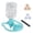 Blue, variant on HomelyJoy Cat Water Blue Dispenser, Automatic Gravity Water Bowl for Cats and Small Dogs, Anti Tip Spill Proof Pet Feeder with Removable Tank, 1 pc
