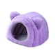 thumbnail image 4 of Cama para hámster cómoda para otoño e invierno, cueva para animales pequeños, hábitat de escondite. Púrpura, 4 of 9