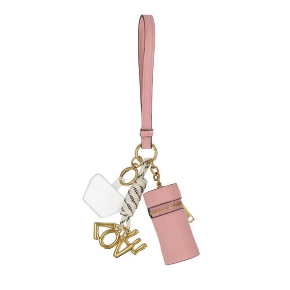 Free Assembly Women's Lipstick Holder Handbag Phone Charm, Dusty Rose