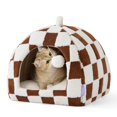 thumbnail image 1 of Cama para Gato LE SURE Linda Cueva 2 en 1 para Gatos de Interior Marrón 40 cm, 1 of 6
