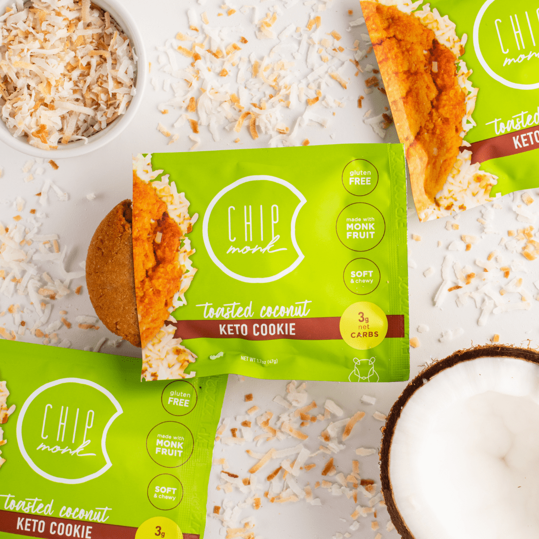 ChipMonk Keto Cookies - Zero or Low Carb Keto Friendly Snacks, Dessert, Gluten-Free, High Fat and Protein, Low Sugar Sweet Snack Foods for Ketogenic Diet or Diabetics - Healthy, Macro Nutrition Treats