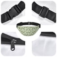 thumbnail image 6 of Easygdp Green Snake Fanny Pack for Men Women,Fashion Waist Packs,Travel Hiking Chest Bag Daypack, 6 of 7