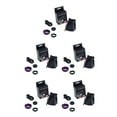 thumbnail image 3 of Youkk Lens Wide Angle 0.45X Clip-on Camera High Definition Microscope Instrument Photographs Cell Phones Black 5Set, 3 of 6