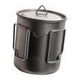 thumbnail image 3 of jinwen Pot en Titane Bouteille de Randonnée Pot à Boire Portable Camping Tasse à Thé Café pour 750 ml, 3 of 9