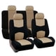 thumbnail image 2 of Funda protectora para asiento de coche, juego completo de fundas automotrices transpirables, cojín de poliéster, 2 of 7
