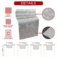 thumbnail image 6 of Christmas Winter Snowflakes Table Runner 13x90in Non-Slip Cotton Linen Table Runners, Gray and White Dresser Scarves TableRunner for Dinner Kitchen Dining Wedding Party, 6 of 9